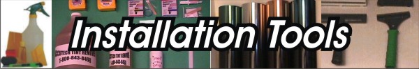 Tint installation tools