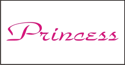 Princess Windshield Decal
