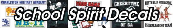School Spirit Car Decals