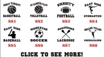 School Spirit Decals